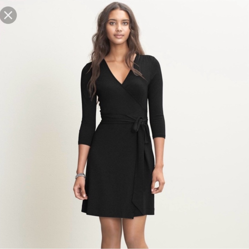 Banana Republic little black dress Wrap dress